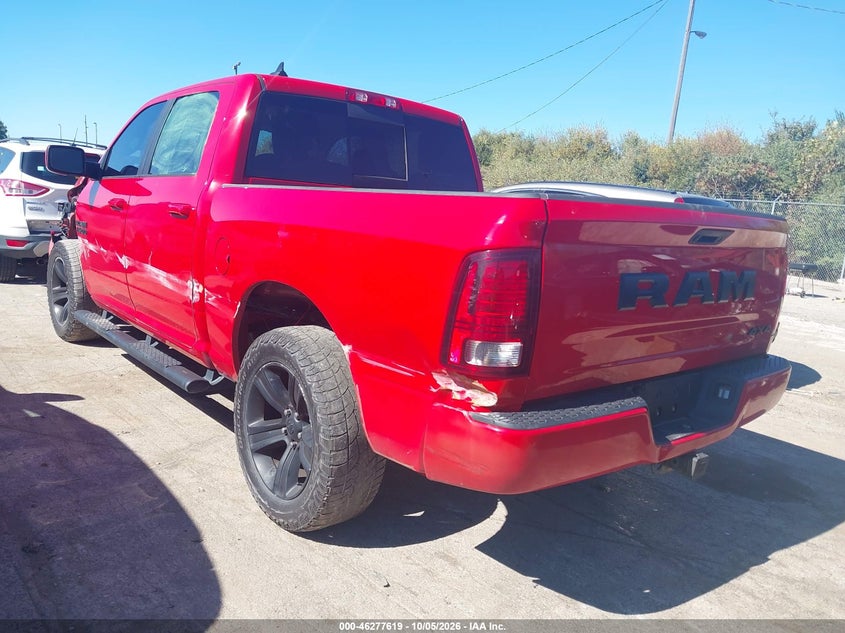 Vin: 1c6rr7mg7hs795455, lot: 46777765, ram 1500 night  4x4 5'7 box 20173