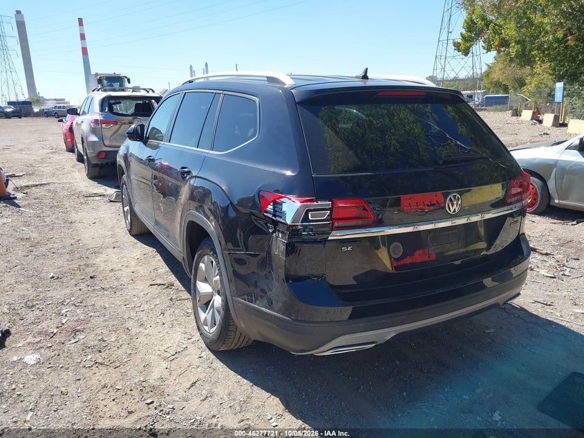 Vin: 1v2kr2caxjc533518, lot: 46777867, volkswagen atlas 3.6l v6 se 20183