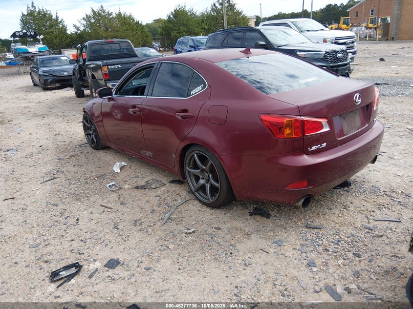 LEXUS IS 250 2010 VIN JTHBF5C20A5114312