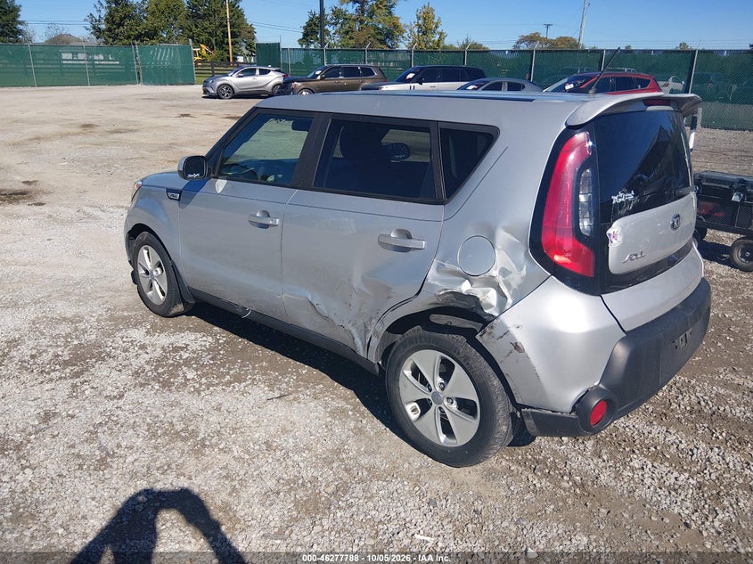 Vin: kndjn2a25g7868868, lot: 46777934, kia soul 20163