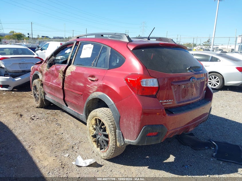 Vin: jf2gpakcxd2814918, lot: 46777935, subaru xv crosstrek 2.0i limited 20133