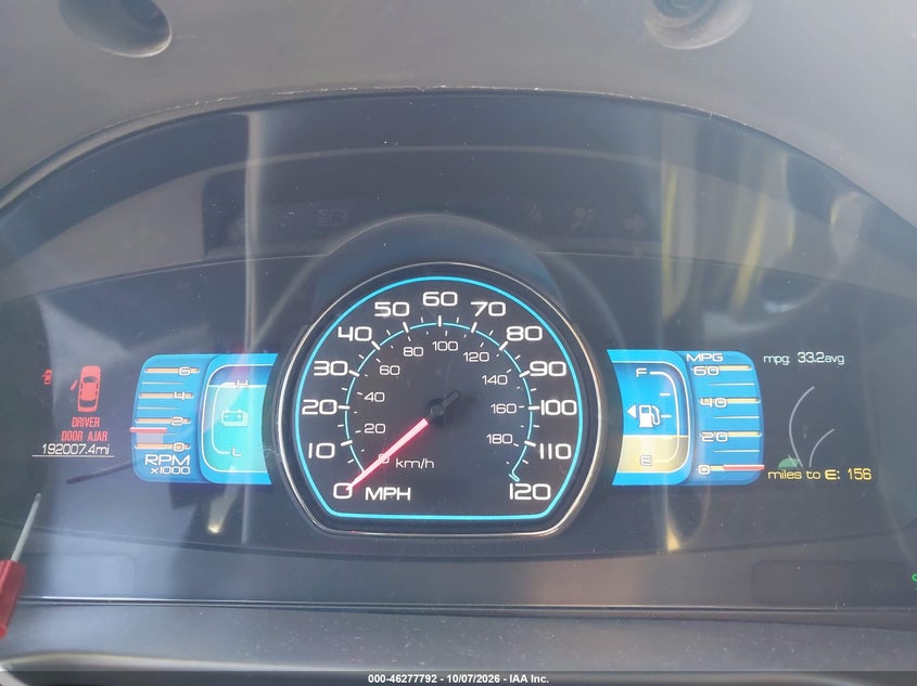 FORD FUSION HYBRID 2012 VIN 3FADP0L36CR175155