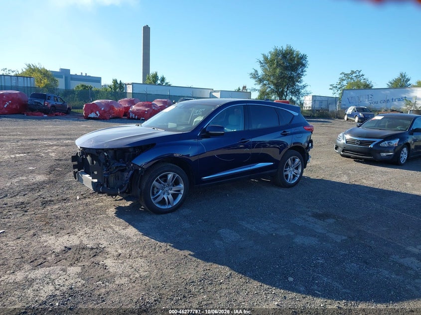 Vin: 5j8tc2h72ll020417, lot: 46777943, acura rdx advance package 20202