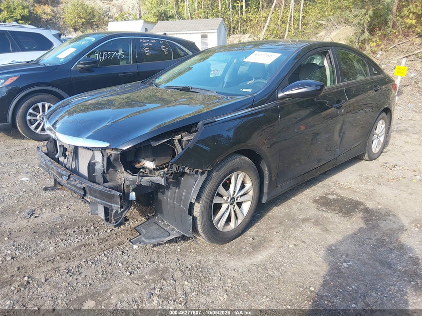 2014 Hyundai Sonata, Front End, IAAI, VIN 5NPEB4AC4EH879691 — photo 2