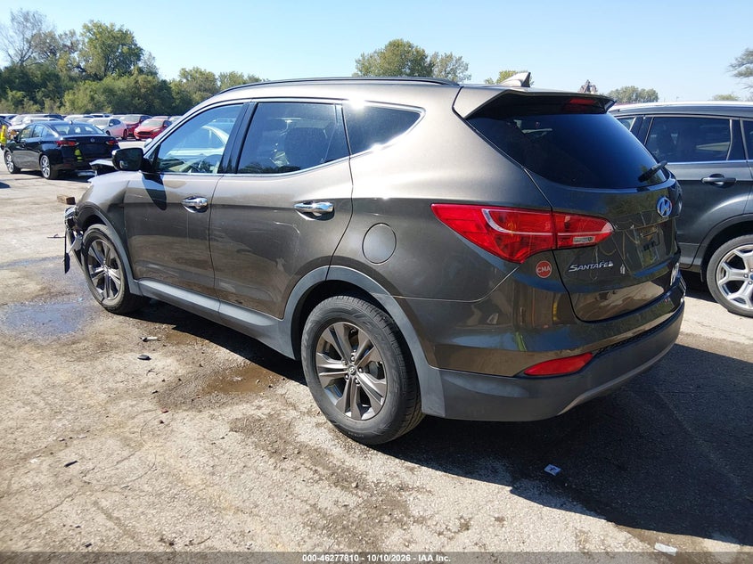 Vin: 5xyzu3lb4dg007169, lot: 46777956, hyundai santa fe sport 20133