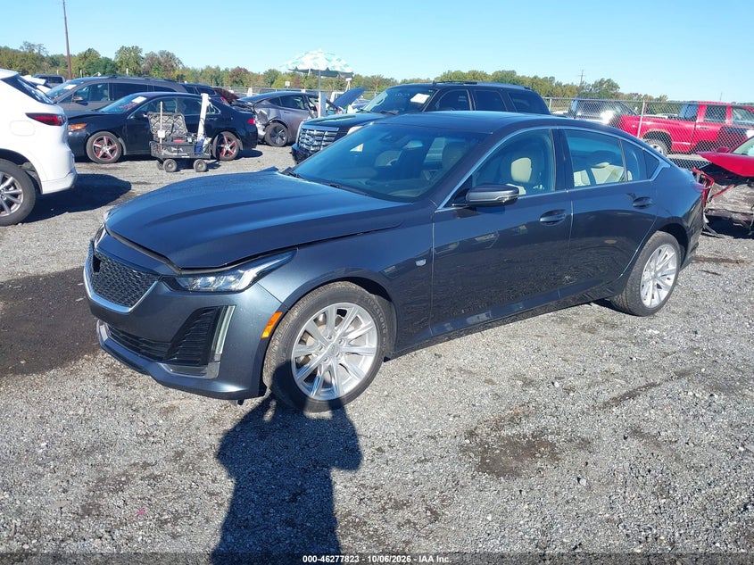 Vin: 1g6dx5rk2m0144799, lot: 46777969, cadillac ct5 luxury 20212