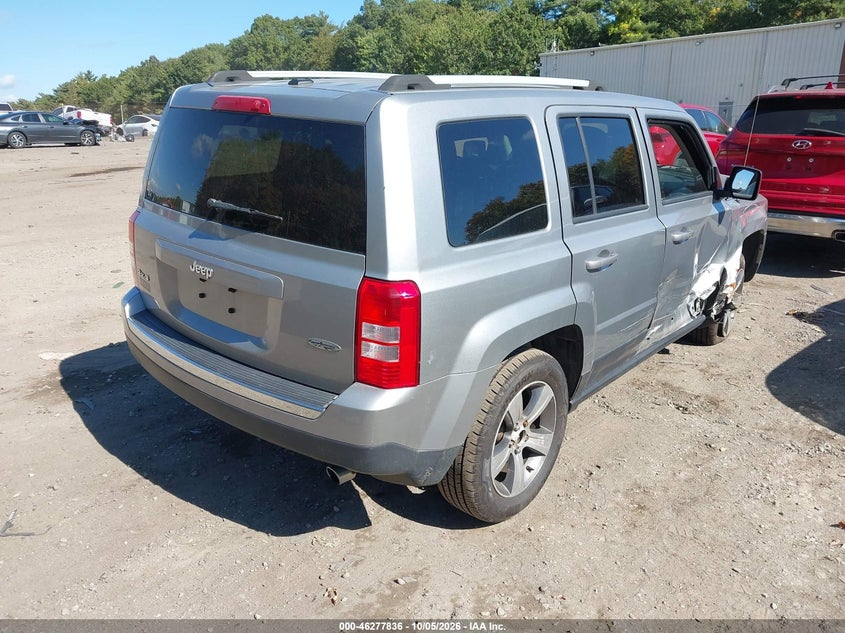 Vin: 1c4njrfb3gd768316, lot: 46777982, jeep patriot high altitude edition 20164