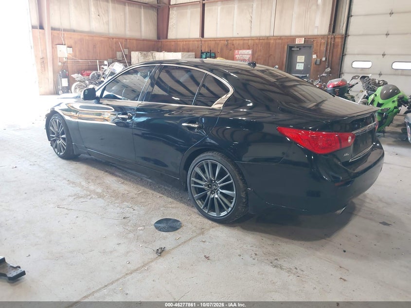 Vin: jn1fv7ar6gm451893, lot: 46778007, infiniti q50 3.0t red sport 400 20163