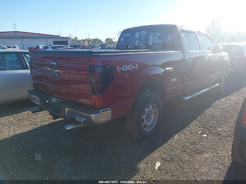 Vin: 1ftfw1ef9dfc10966, lot: 46778021, ford f-150 xlt 20134