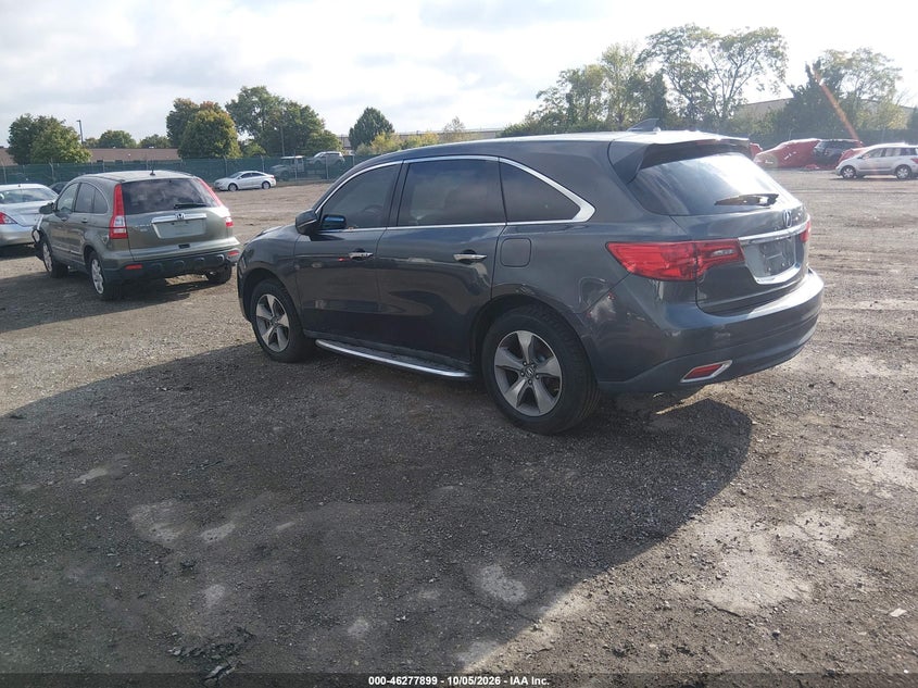 Vin: 5fryd4h28gb001797, lot: 46778045, acura mdx 3.5l (a9)/acurawatch plus package 20163