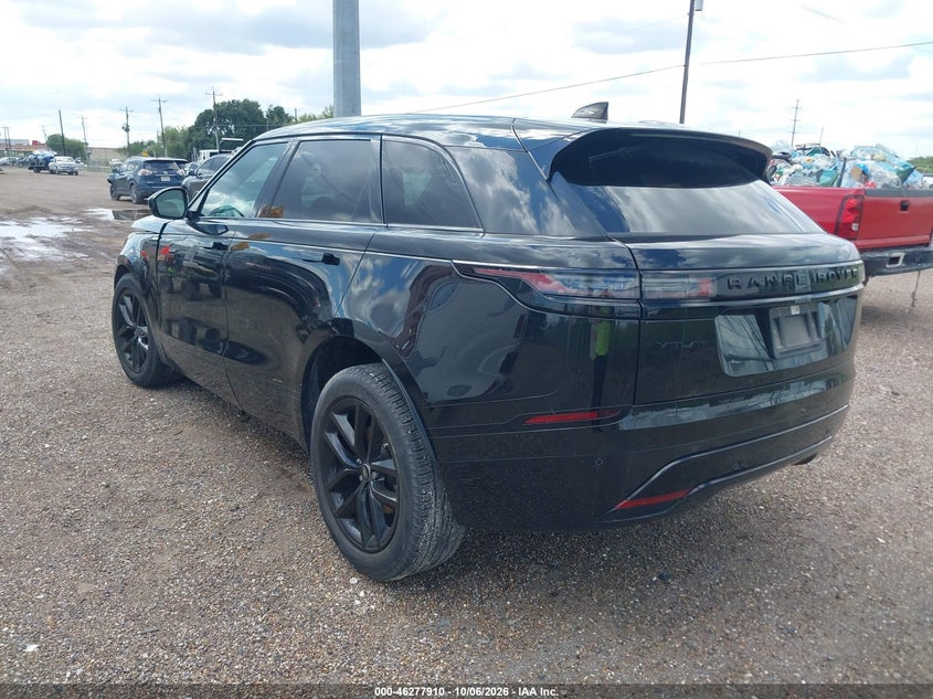 Vin: salyl2ex0ra385054, lot: 46778056, land rover range rover velar p250 dynamic se 20243
