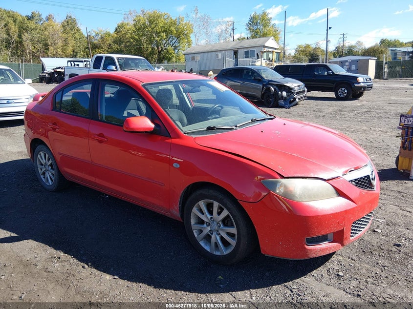 2008 Mazda Mazda3 I, Front, IAAI, VIN JM1BK32G681777187