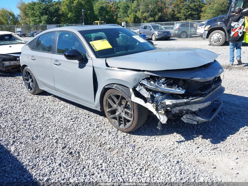 Vin: 19xfl4h8xse004814, lot: 46778079, honda civic hybrid sport 2025 img_1