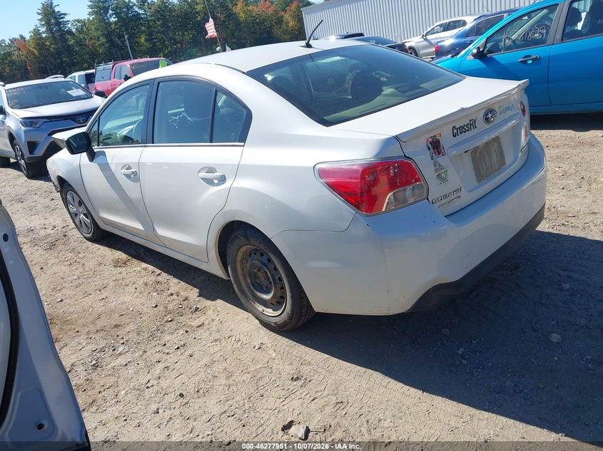 Vin: jf1gjaa64fh024273, lot: 46778097, subaru impreza 2.0i 20153