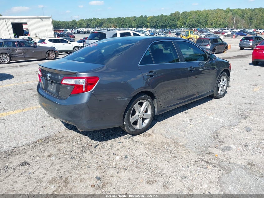 Vin: 4t1bf1fk8du658276, lot: 46778152, toyota camry se 20134