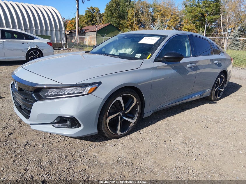 Vin: 1hgcv1f45ma120604, lot: 46778156, honda accord sport special edition 20212