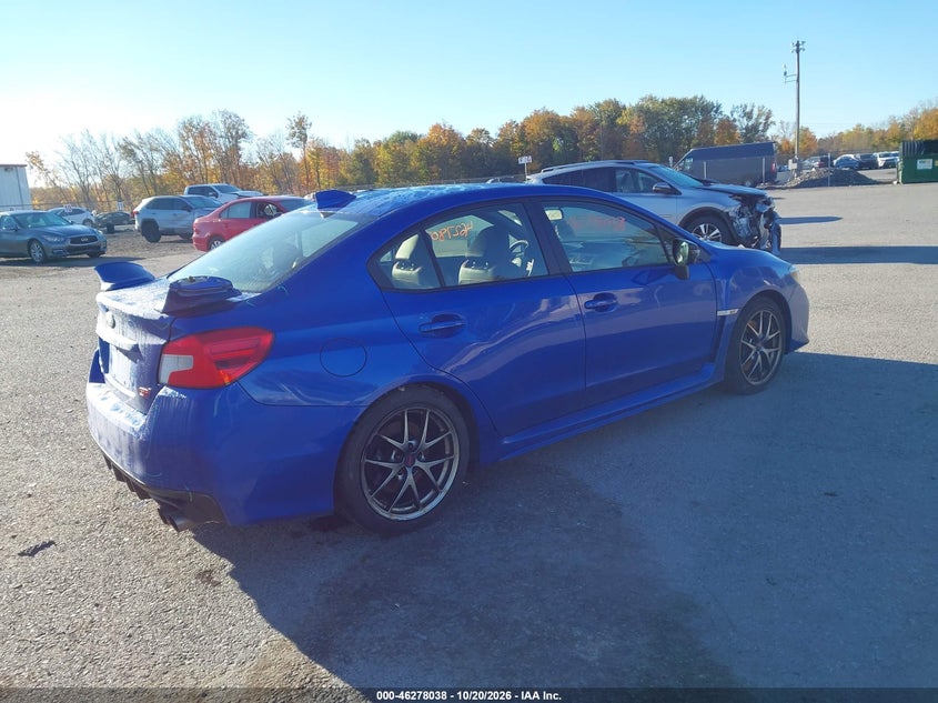 Vin: jf1va2m66h9806967, lot: 46778184, subaru wrx sti 20174