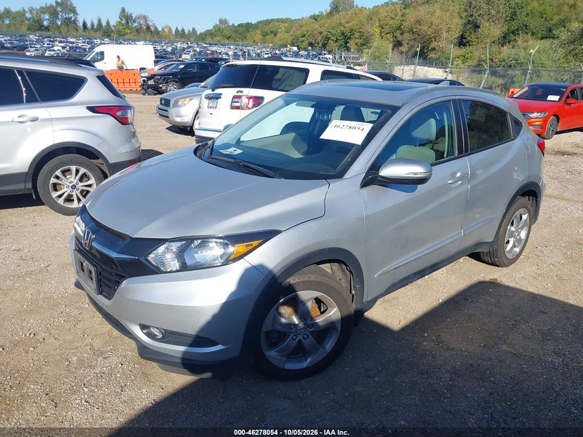 Vin: 3czru6h7xgm767369, lot: 46778200, honda hr-v ex-l 20162