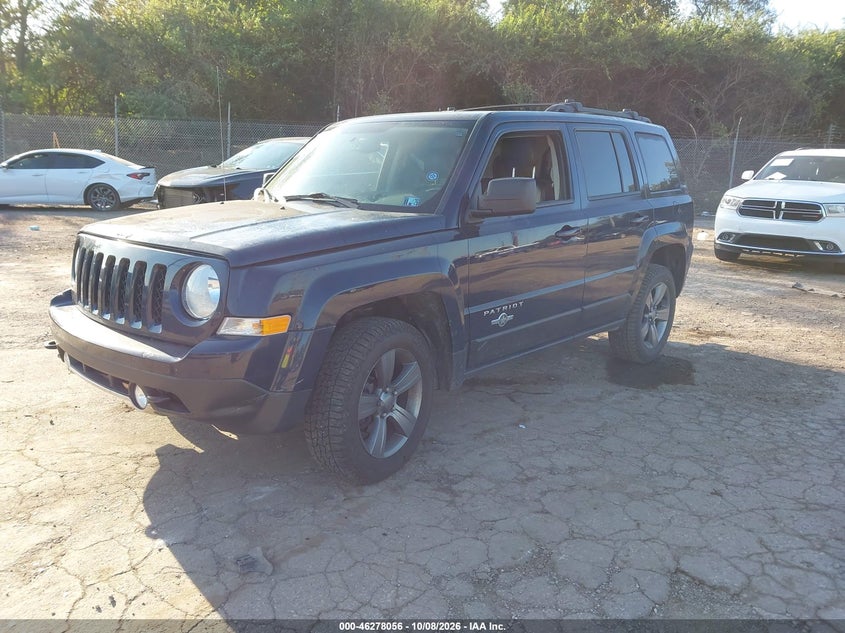 Vin: 1c4njrfb9ed687852, lot: 46778202, jeep patriot latitude 20142