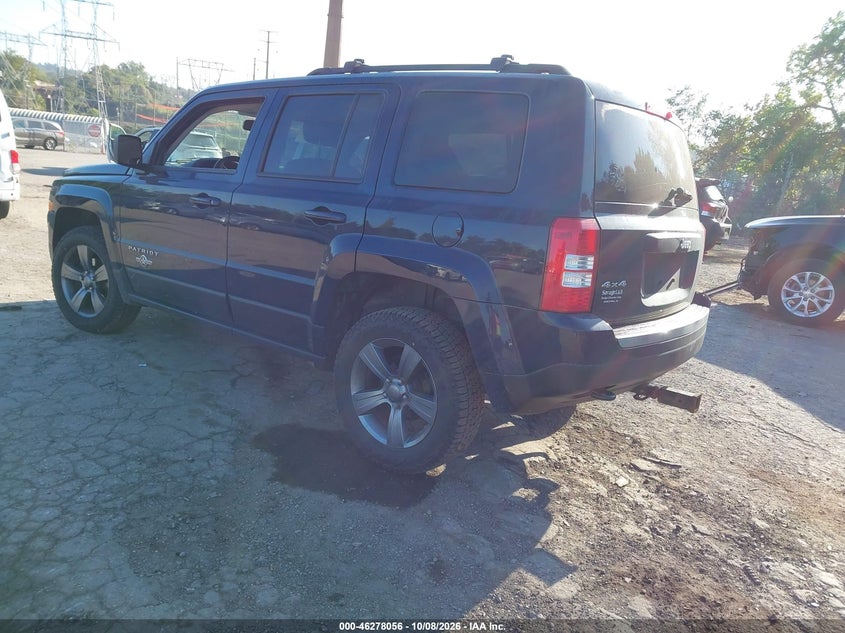 Vin: 1c4njrfb9ed687852, lot: 46778202, jeep patriot latitude 20143
