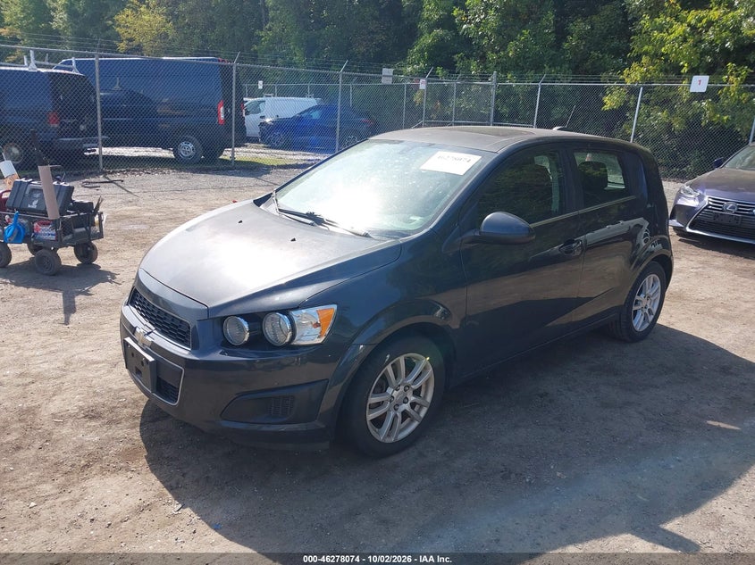 CHEVROLET SONIC 2015 VIN 1G1JC6SBXF4169286