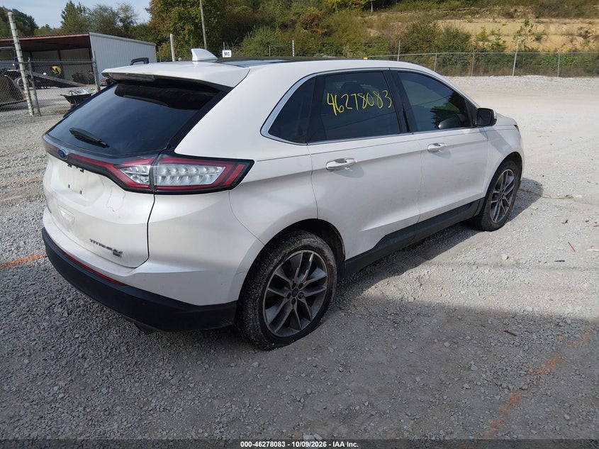 Vin: 2fmpk4k87hbb55671, lot: 46778229, ford edge titanium 20174