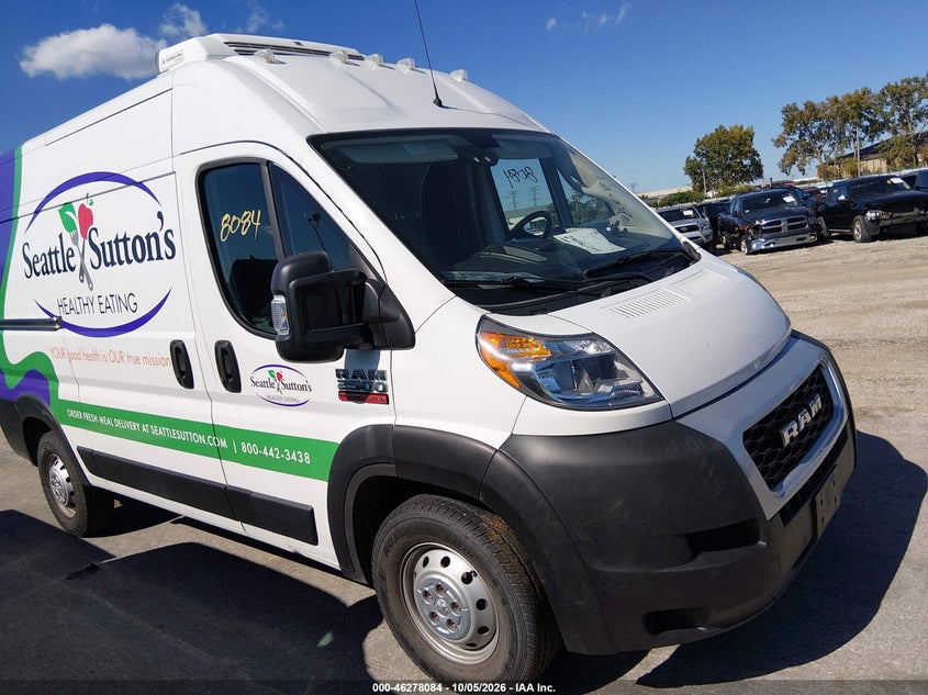 Vin: 3c6trvcg1le119686, lot: 46778230, ram promaster 2500 high roof 136 wb 2020 img_1
