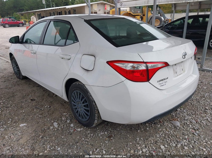 Vin: 2t1burhe0fc449081, lot: 46778235, toyota corolla l 20153
