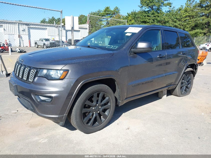 Vin: 1c4rjfagxhc750261, lot: 46778261, jeep grand cherokee altitude 4x4 20172