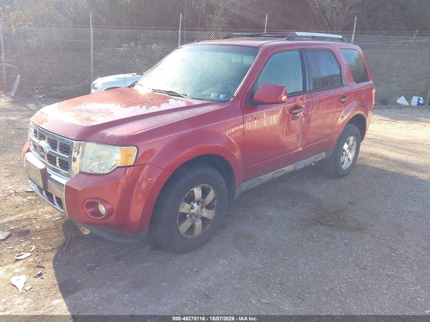 Vin: 1fmcu9eg3cka54733, lot: 46778262, ford escape limited 20122
