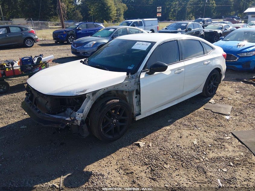 Vin: 2hgfe2f53ph517665, lot: 46778274, honda civic sport 20232