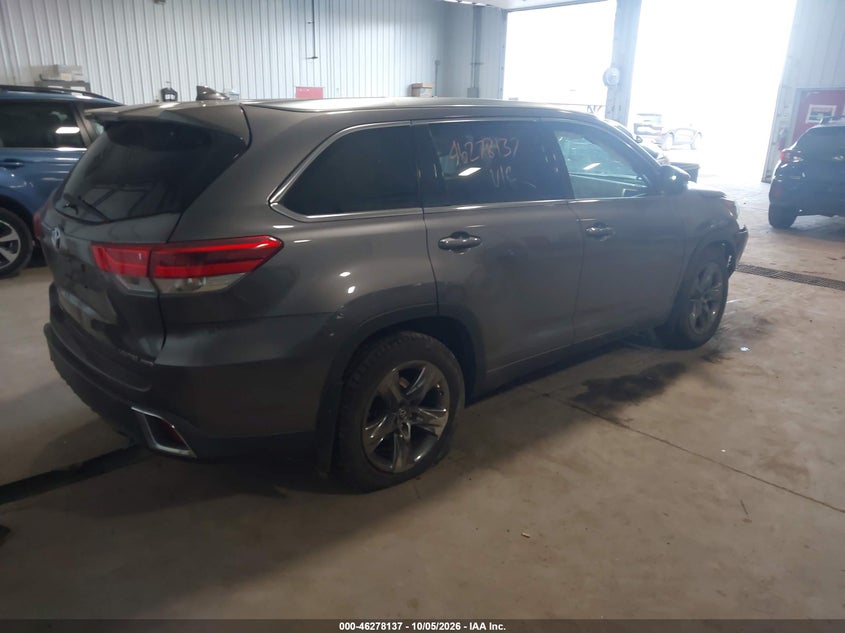 Vin: 5tddzrfh4js488196, lot: 46778283, toyota highlander limited platinum 20184