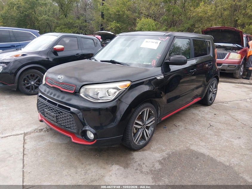 Vin: kndjp3a59f7162799, lot: 46778294, kia soul + 20152