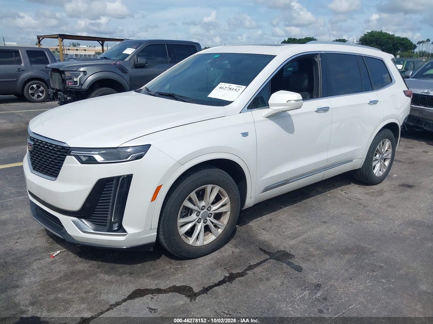 Vin: 1gykpar43nz182676, lot: 46778298, cadillac xt6 fwd luxury 20222
