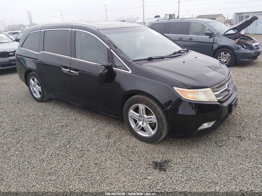 Vin: 5fnrl5h91bb067600, lot: 46778301, honda odyssey touring/touring elite 20111