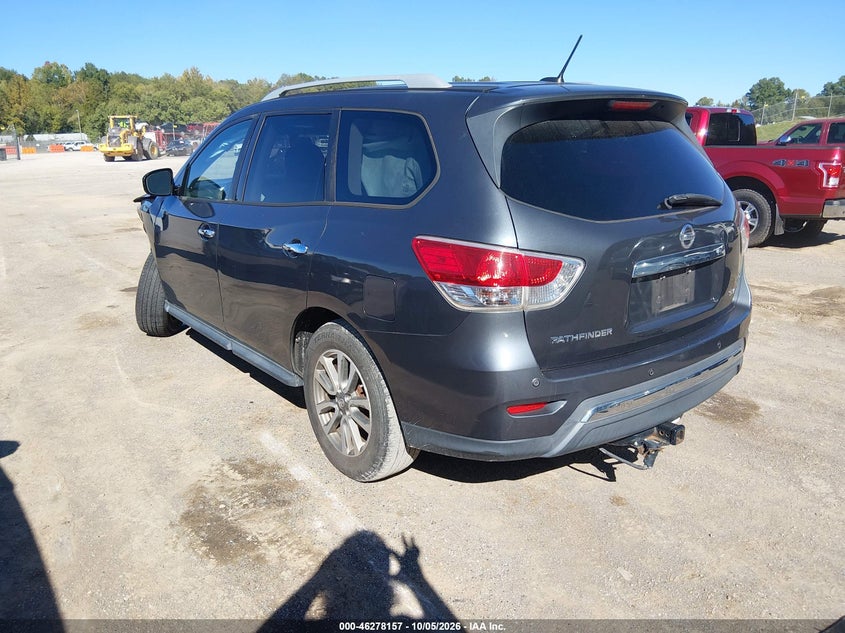 Vin: 5n1ar2mm4dc657225, lot: 46778303, nissan pathfinder sv 20133