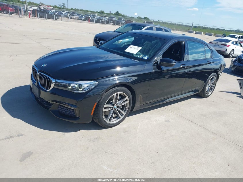 Vin: wba7e2c50hg739209, lot: 46778314, bmw 740i 20172