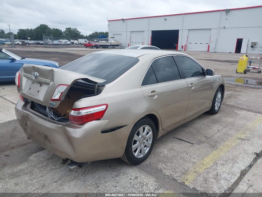 TOYOTA CAMRY HYBRID 2007 VIN JTNBB46K673015254