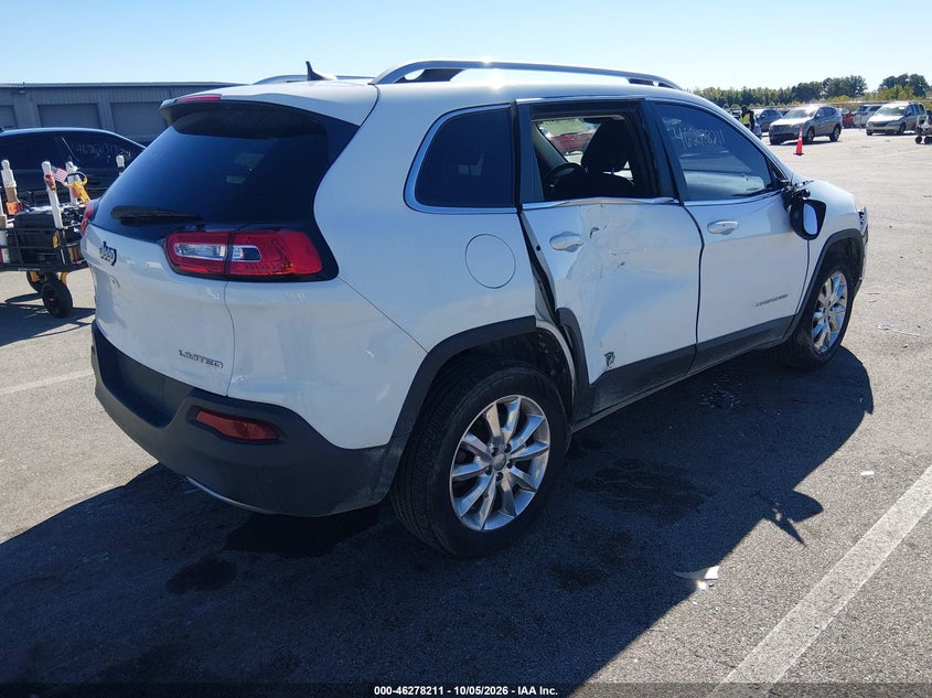 Vin: 1c4pjmdb6gw250512, lot: 46778357, jeep cherokee limited 20164