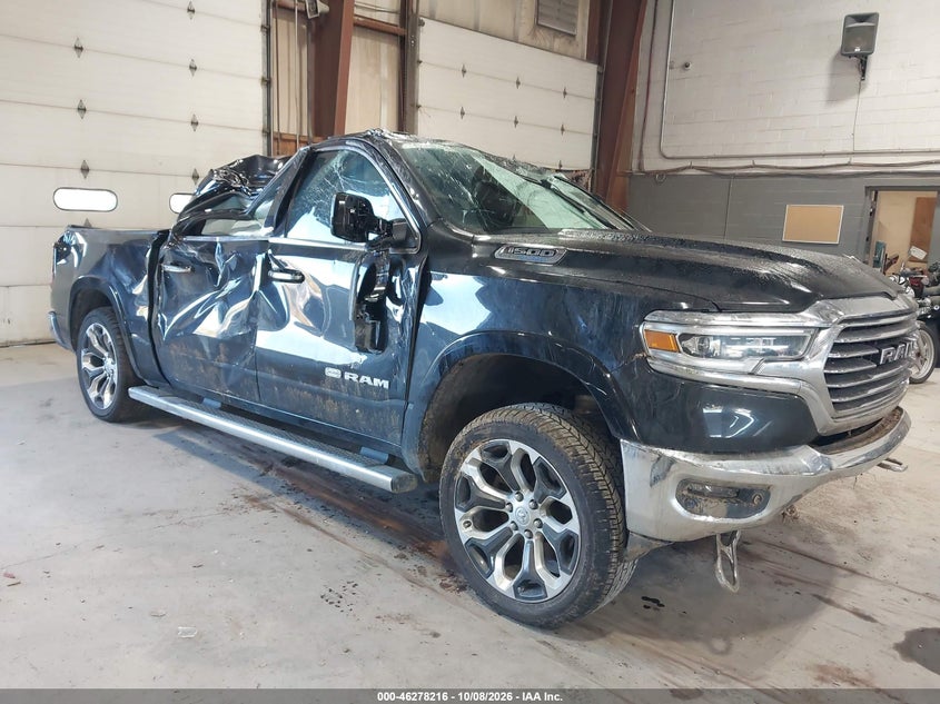 Vin: 1c6srfkt7nn444616, lot: 46778362, ram 1500 limited longhorn  4x4 5'7 box 20221