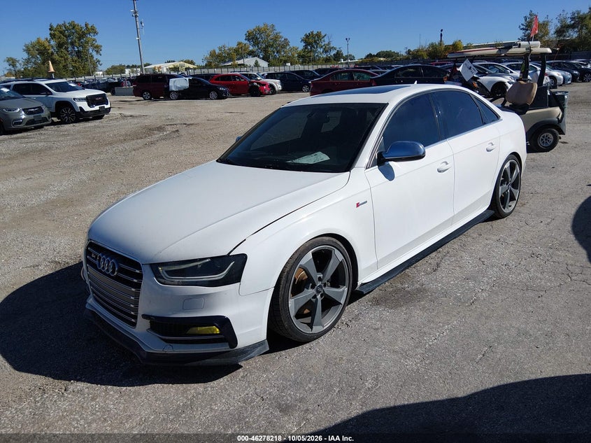 Vin: waubgafl7ga010716, lot: 46778364, audi s4 3.0t premium plus 20162