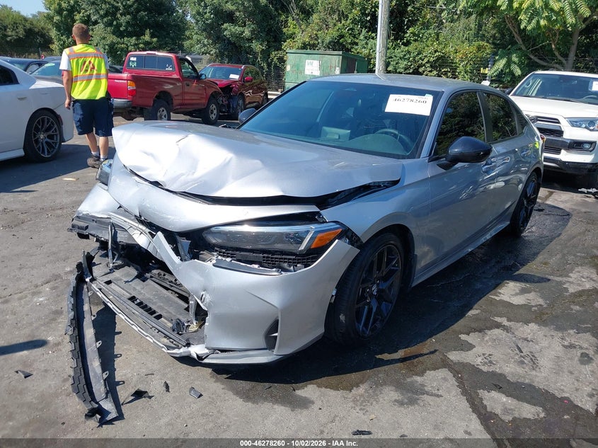 Vin: 2hgfe2f5xsh555385, lot: 46778406, honda civic sport 20252