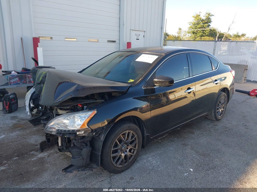 Vin: 3n1ab7ap6ey287041, lot: 46778409, nissan sentra s 20142
