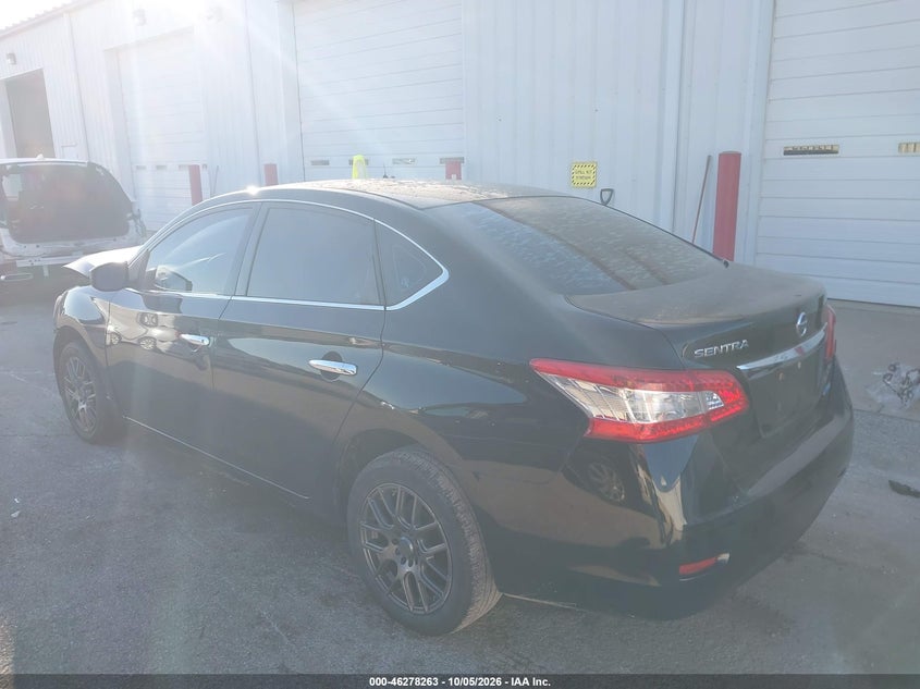 Vin: 3n1ab7ap6ey287041, lot: 46778409, nissan sentra s 20143