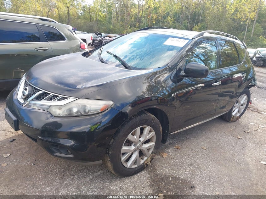 Vin: jn8az1mw6bw152240, lot: 46778420, nissan murano sv 20112