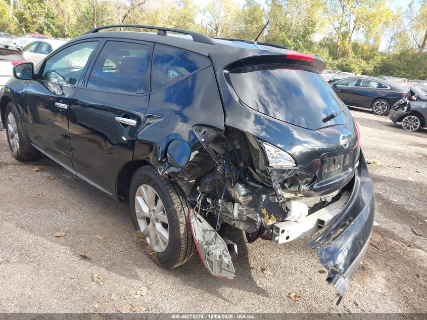 Vin: jn8az1mw6bw152240, lot: 46778420, nissan murano sv 20113