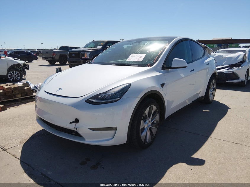 Vin: 7saygdee5nf318069, lot: 46778456, tesla model y long range dual motor all-wheel drive 20222