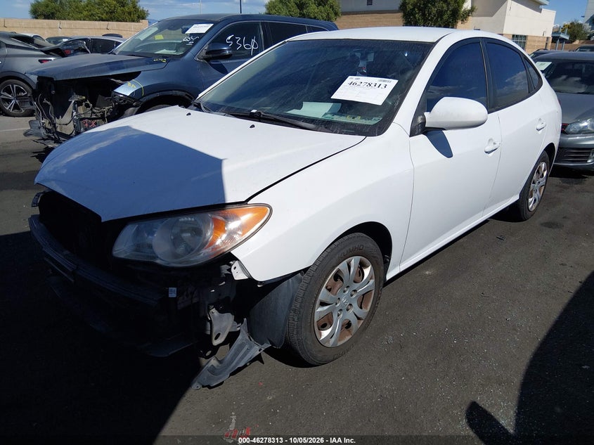 Vin: kmhdu4ad0au889225, lot: 46778459, hyundai elantra gls 20102