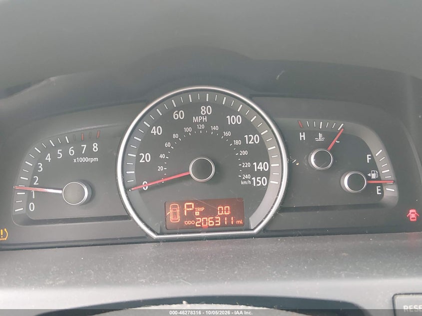 KIA BORREGO 2009 VIN KNDJJ741695031606