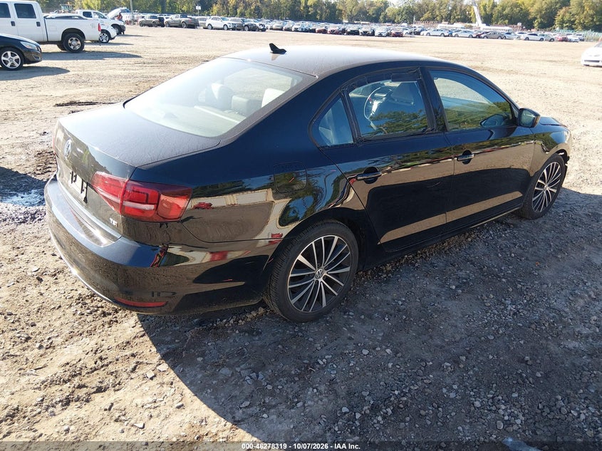 Vin: 3vwb17aj1gm280490, lot: 46778465, volkswagen jetta 1.8t sport 20164